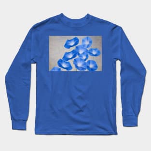 Blue Morning Glory Long Sleeve T-Shirt